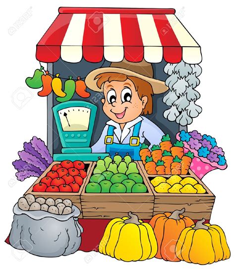 Market Clipart royalty.